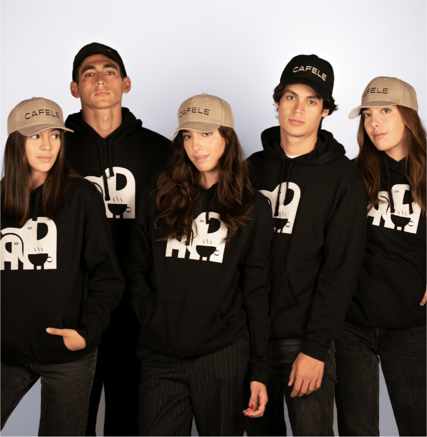Black Hoodie CAFELE